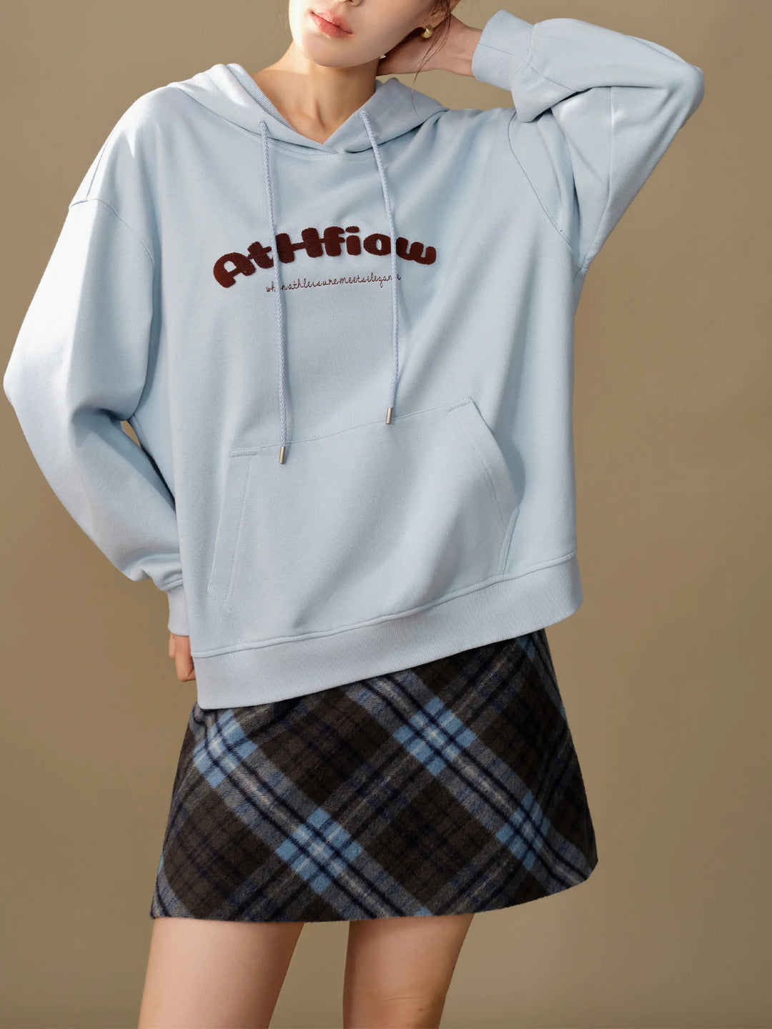 Women's Thick Cotton Hoodie - Casual Loose Winter Letter Sweatshirt